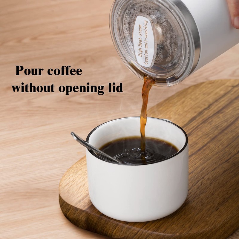 iMiGoo Dual Brew Electric 8oz Coffee & Tea Percolator, 17oz