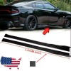 dtangor Fits 15-20 Dodge Charger RT SRT SXT Side Skirts