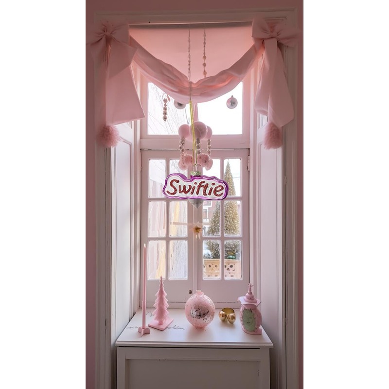 Swiftie Glass Ornament