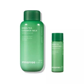 Innisfree 이니스프리 그린티 세라마이드 밀크 에센스 160mL + 그린티 세라마이드 밀크 에센스 25mL Innisfree Green Tea Ceramide Milk Essence 160mL + Green Tea Ceramide Milk Essence 25mL
