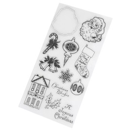 American Crafts DCWV Stamp & Die Set Christmas Carol New