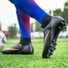 Wugehu Men's Football Boots Cleats Professional High Top Breathable Training