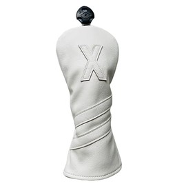 NEwoilkwo 1pc Golf Club Head Cover for Hybrids - White Golf Hybrid Headcover Rescue Head Cover Hybrid Headcover Designed for All Brand (1pc hybrid cover)