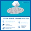 QwenchPure - 8 Inch Stainless Steel Rainfall Showerhead – High