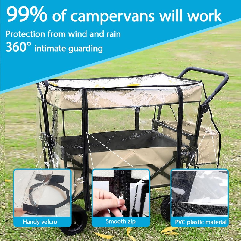 Shyllin Universal Handcart Rain Cover, Rain Cover, Handcart Accessories, Universal,