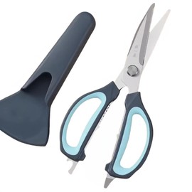 ZHANG XIAO QUAN SINCE 1628 Heavy Duty Kitchen Scissors with Magnetic Fridge Holder - Stainless Steel Food Shears
