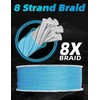 BLUEWING Braided Fishing Line 8 Strands PE Braid Fishing Lines