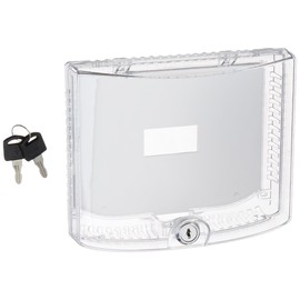 Braeburn 5970 Universal Thermostat Guard with Keyed Lock, White