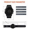 CKE Men's Digital Sports Watch Large Face Waterproof Wrist Watches