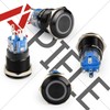 APIELE 19mm Momentary Push Button Switch On Off Aluminium Alloy