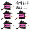 Podazz 5pcs MG90S 9G Micro Servo, Metal Gear Servo Motor