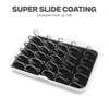 4X Strong Treble Fishing Hooks – PTFE(Super Slide)/Matte Tin Coating,