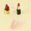 Lippenpinsel, 300 Stück, Lippenstift-Applikator, Lipgloss-Stäbe für Augen und Make-up, Kristallrosa