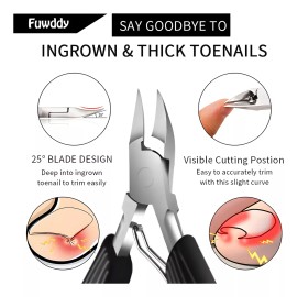 Paie Juegos De Cortaúñas Grandes Para Uñas De Manos Y Pies