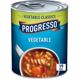 Progresso Vegetable Classics Soup, Vegetable, 19 oz (Pack of 6)