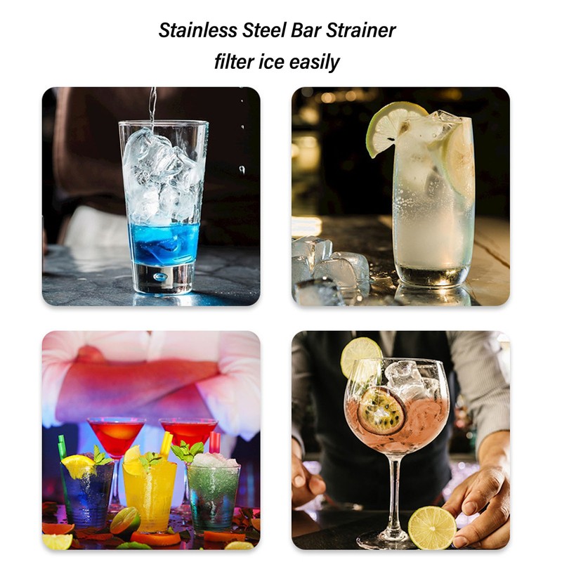 304 Stainless Steel Cocktail Strainer Bar Strainer Bar Tool Drink