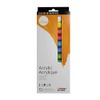 Daler Rowney Simply 12 ml Acrylic Paint Set, 12 Assorted Colours, Ideal for Entry-Level Artists & Hobbyists
