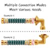 Uenede Brass 3/4" GHT Thread 5.5 Inches Length Garden Hose