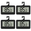 4 Pack Digital Refrigerator Thermometer，Mini Refrigerator Fridge Thermometer Digital Freezer