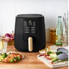 Beautiful 3 Qt Air Fryer with TurboCrisp Technology, Black Sesame
