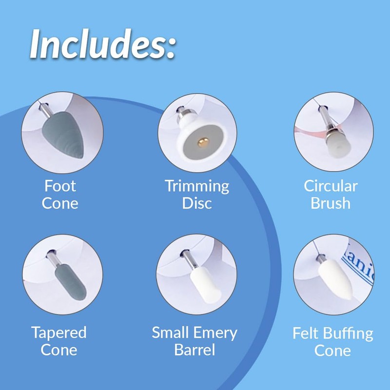 Medicool Manicure Pedicure Station Rechargeable for Manicure and Pedicure Maintenance