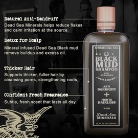 Unsocial Co.- Promueve un cabello ms grueso Nuestro acondicionador y champ para cabello y barba estn especialmente formulados con ingredientes...     