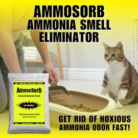 AMMOSORB Natural Ammonia Smell Eliminator Deodorizing Granules: 50 lb.