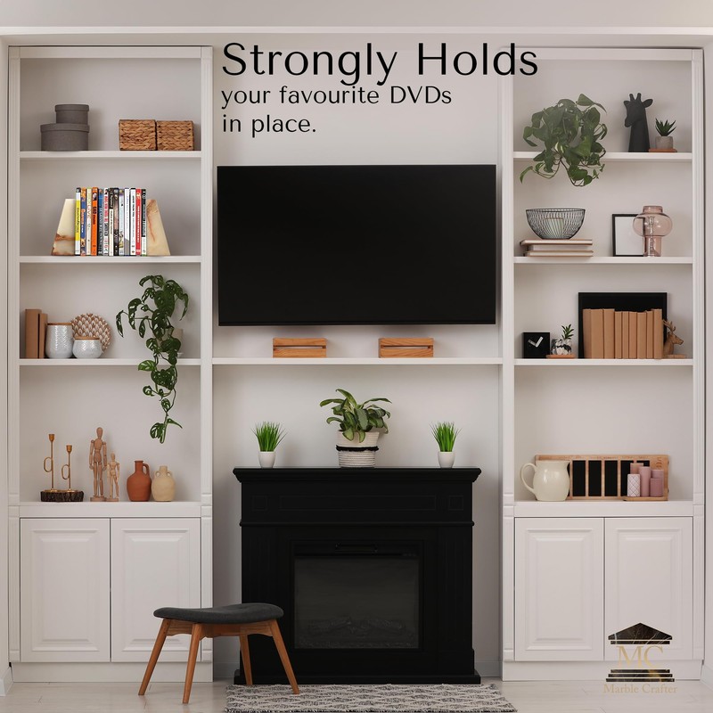 Modern Wedge Marble Bookends (Light Green Onyx)