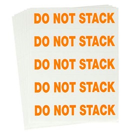 Tag-A-Room Do Not Stack Color Coded Moving Labels (50 Count), Moving Supplies