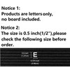 G GAMIT Felt Letter Board Letters Only - Pre-cut 0.5