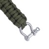 EVTSCAN 550 Paracord Woven Survival Bracelet Stainless Steel Buckle Kit