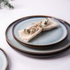 LERATIO Ceramic Dinnerware Sets,Plates and Bowls Sets,Reactive Glaze Dishes Set,Highly