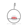 3 Pcs Hummingbird Feeder Metal Hanging Bird Feeder for Outdoor