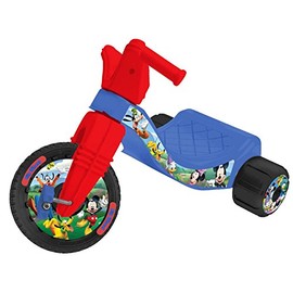 The Original Big Wheel Mickey Mouse Junior 8.5" Racer Rider - Mickey and The Roadster Racers & Free Bonus: AE Balance Necklace $49 Value