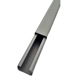 CabCom Cable Duct Polyvinyl Chloride (PVC) Cable Rail Parapet Duct for Mounting on Wall or Ceiling Various Sizes and Colours 2 Metres