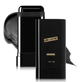 Peine Tinte Pelo, Tinte de Cabello, Peine Coloración Pelo Portátil, Cubrir Canas, Retoques Rápidos Peine para Teñir el Cabello de Mujeres y Hombres (Black)