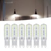 6pcs G9 LED Bulbs 7W Dimmable 360° Illumination Replacement Light