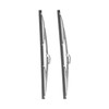 12in/30.48cm Front Wind Wiper Blades Universal for Car Stainless Steel