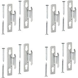 3 Pack of 4, Kenney Mfg Kenney KN851 Single Curtain Rod Bracket