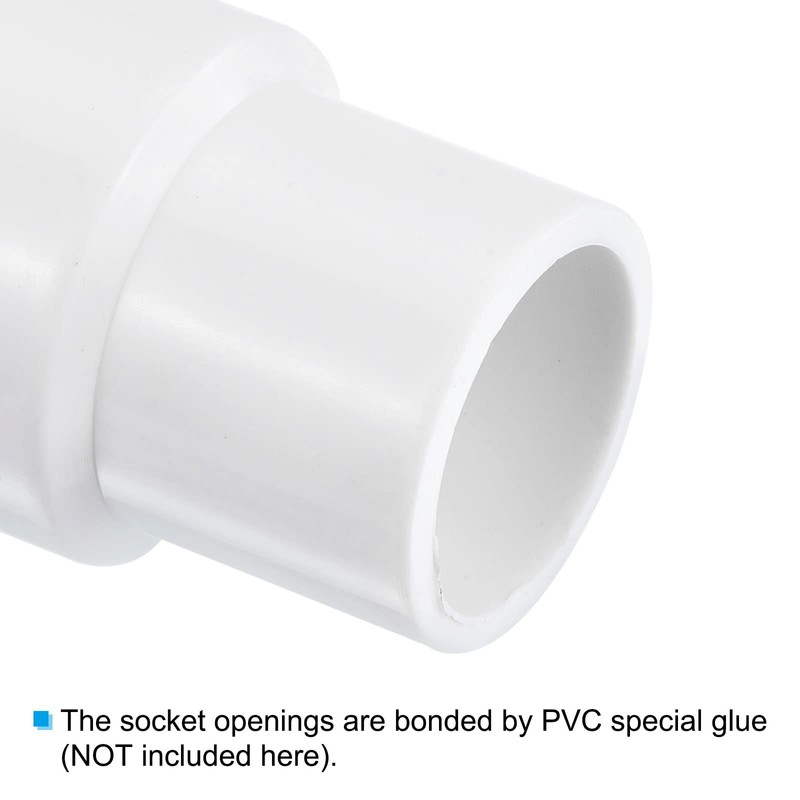 PATIKIL PVC Reducer Pipe Fitting 25mm to 20mm ID, 6