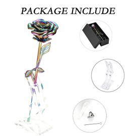 Rosenblume Andenken Urnen für menschliche Asche, Gedenk Urne Medaillon, Lang-Stiel Rosenblume Einäscherung Urnen Beerdigung für Asche Erwachsene Einäscherung Andenken für Haustier Katze Hund