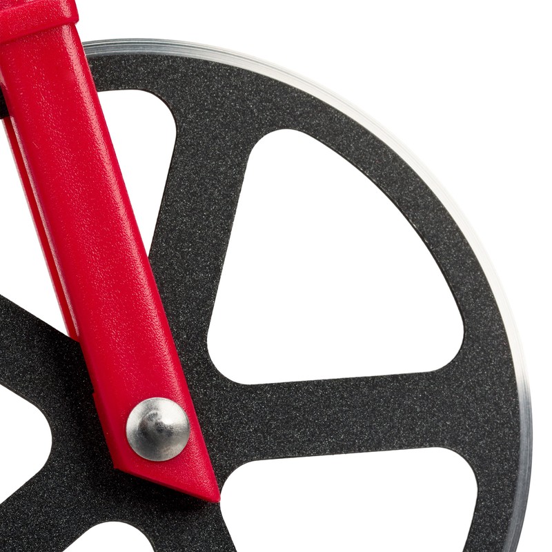 Relaxdays Bicycle Pizza Cutter, Funny Pizza Roller with Cutting Wheels,