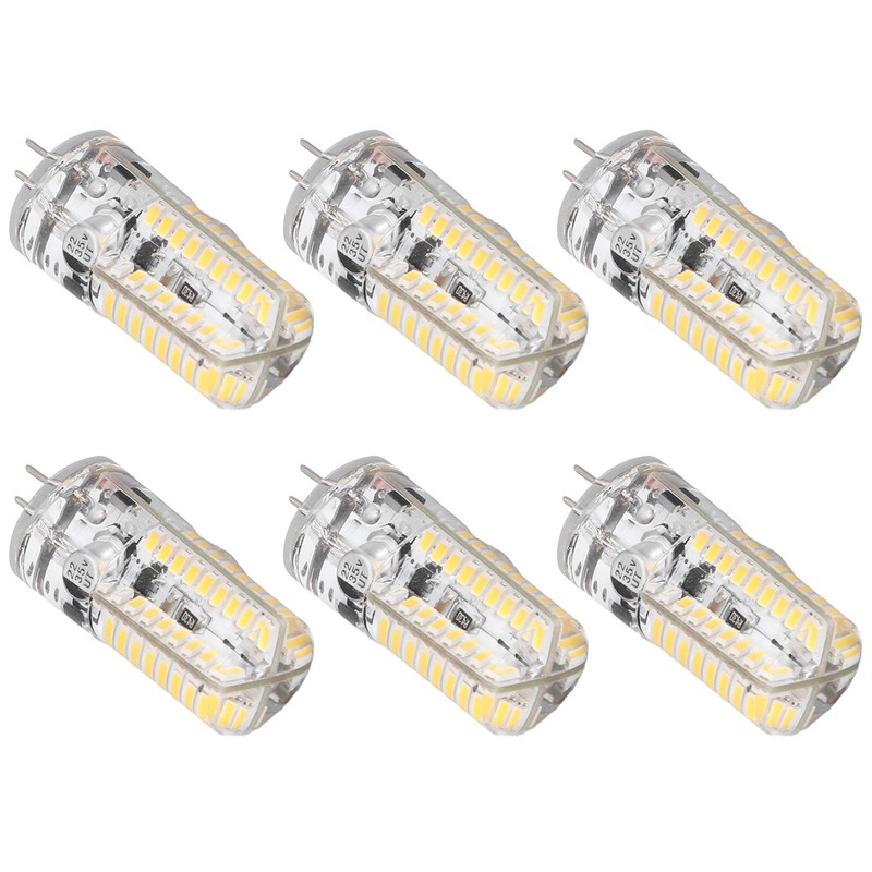 6 Pcs G4 LED Bulbs Bi Pin Base Light Bulbs