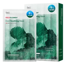 Dr.G Red Blemish Cool Soothing Mask 10pcs / 닥터지 레드 블레미쉬 쿨 수딩 마스크 10개입