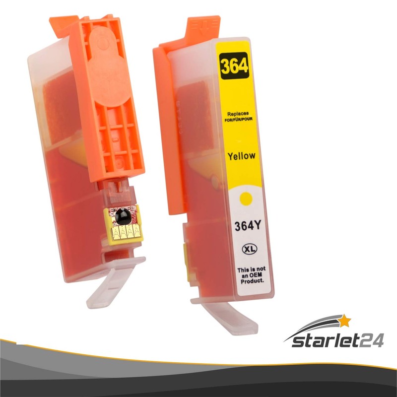 D&C Set of 4 Printer Cartridges Replaces HP 364 for