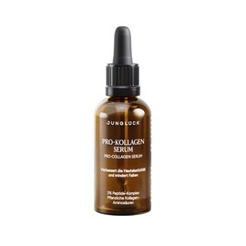 JUNGLÜCK Pro-Kollagen Serum - Vegan | Well Aging Serum with Peptide Complex Tightens the Skin and Reduces Wrinkles - Face Serum with Matrixyl 3000 Glyx for a Firmer and Smoother Skin Complex