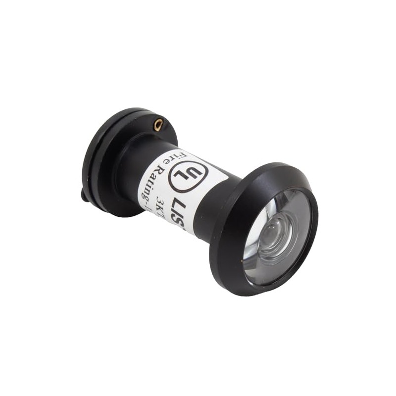 Stone Harbor Hardware UL-Rated Door Viewer with Cover, 180 Degrees,