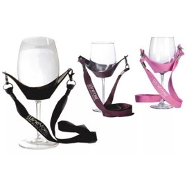 WineYoke Wine Glass Holder Lanyard Necklace Set of 3 Wine Party Wine Tasting Hand Free