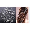 Bridal Hair Vines Crystal Wedding Headpieces, 20 Inches Handmade Crystal