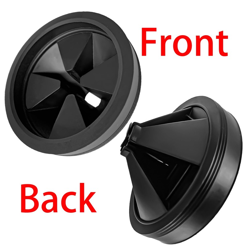 2pcs 3 1/8 Inch Garbage Disposal Sink Baffle Splash Guard,